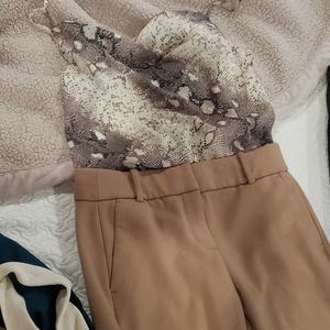 Professional tan trouser